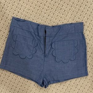 Emile et Ida Blue Scallop Pocket Kids' Shorts